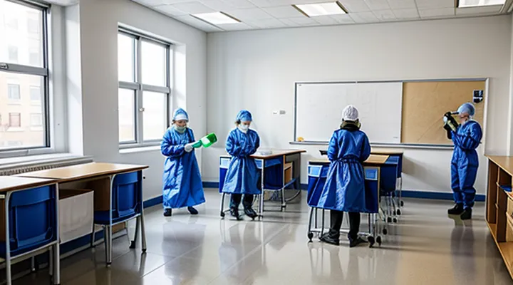 Дезинфекция в образовательных учреждениях